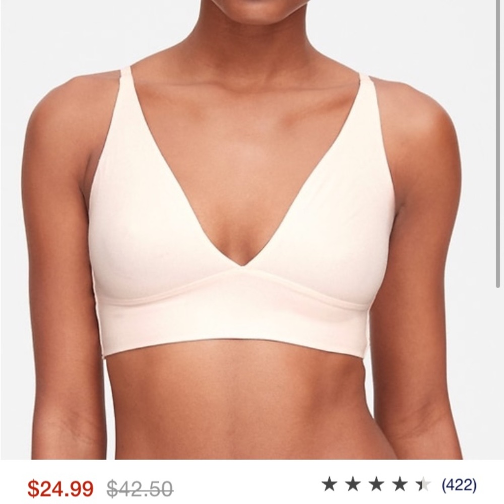GAP size L Bras nude & pink 2 for 1